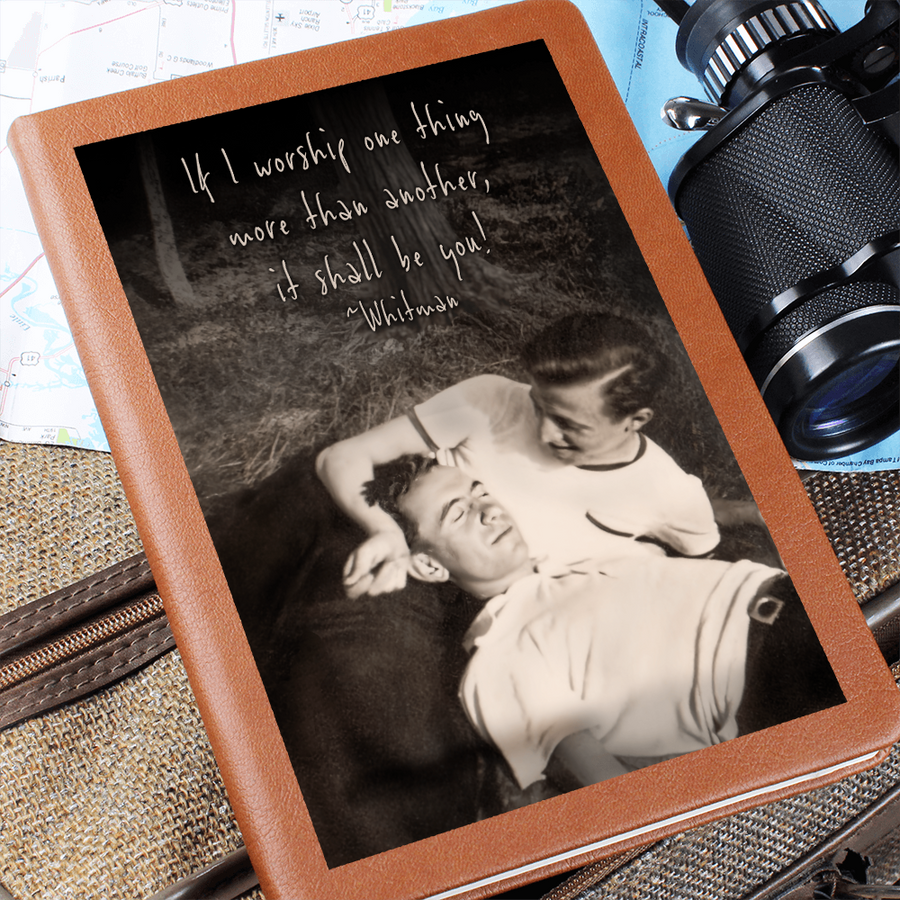 "If I Worship One Thing” – Walt Whitman Quote LGBTQ Romantic Journal | The We Remain Series