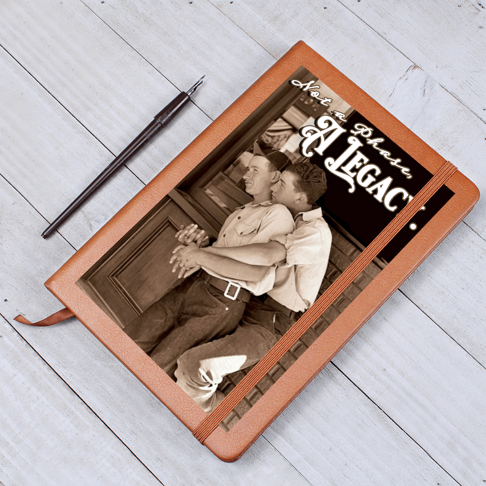 Not a Phase, A Legacy Journal – Vegan Leather Lined Notebook for Reflection & Writing