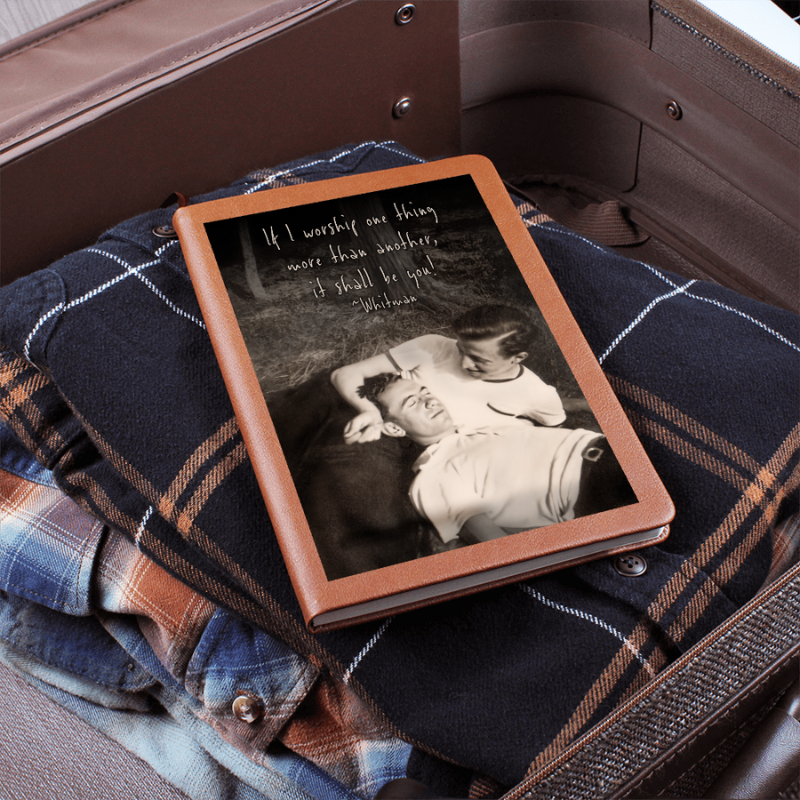 "If I Worship One Thing” – Walt Whitman Quote LGBTQ Romantic Journal | The We Remain Series