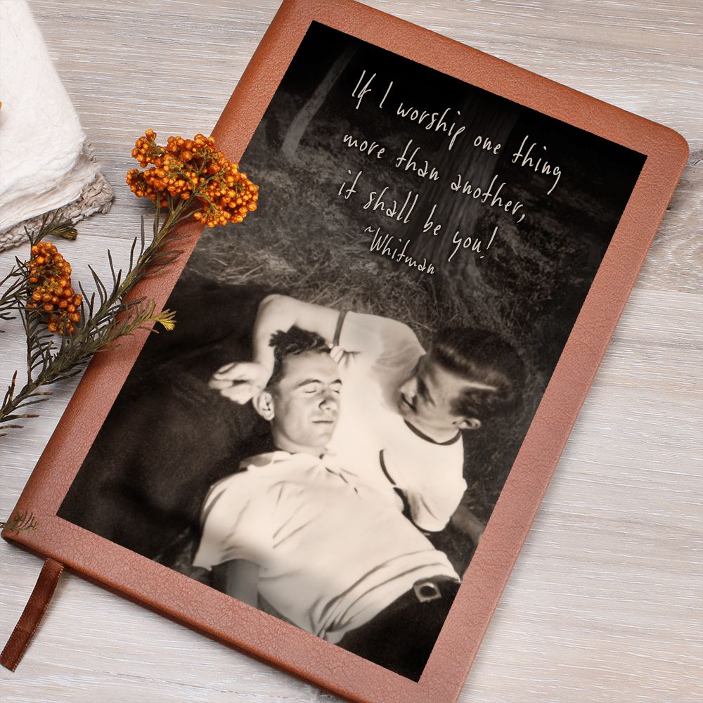 "If I Worship One Thing” – Walt Whitman Quote LGBTQ Romantic Journal | The We Remain Series
