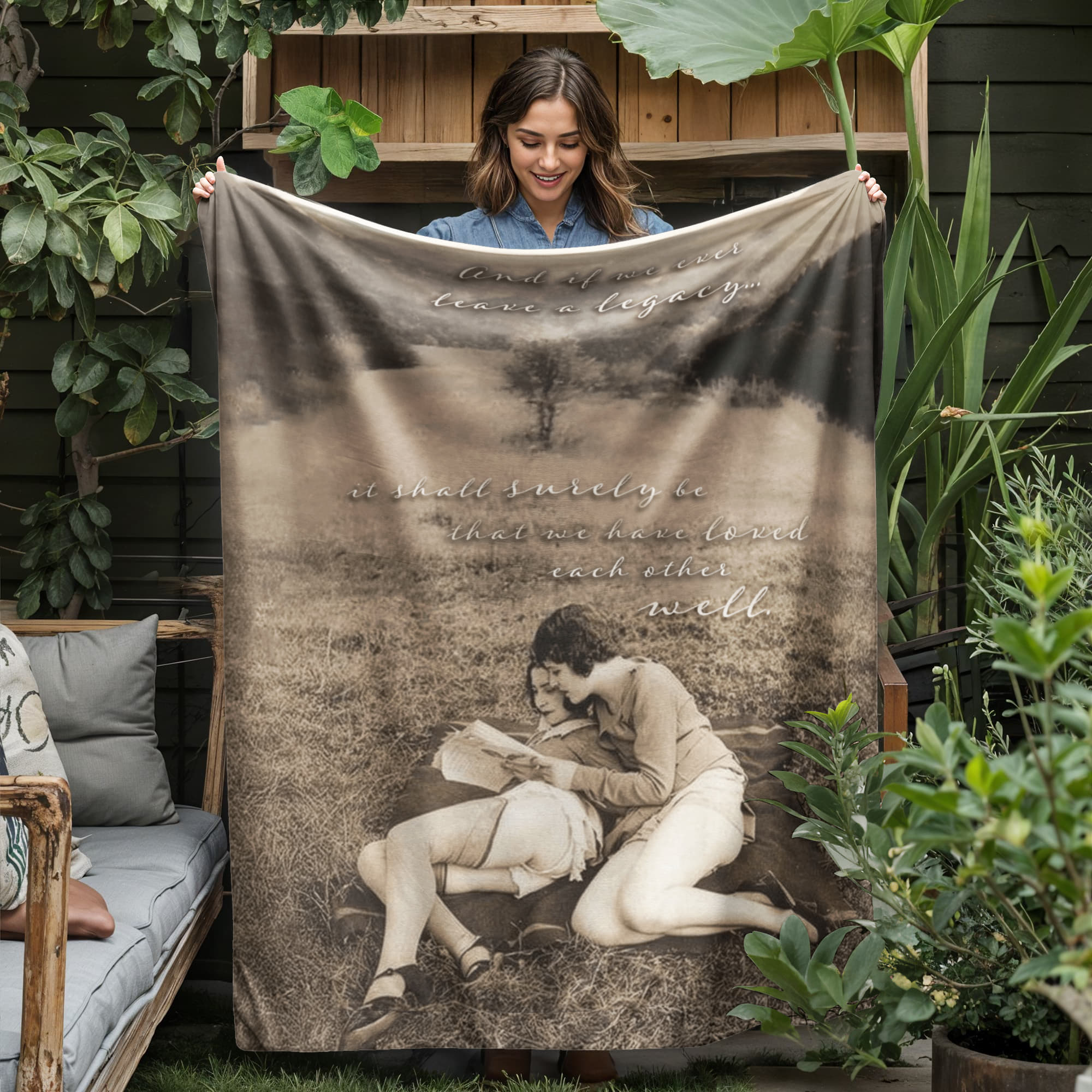 Loved Each Other Well Fleece Blanket – Queer Love Heirloom Throw