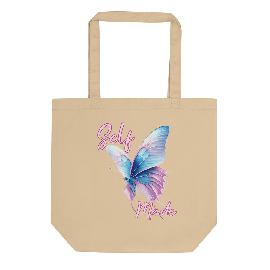 Self Made Trans Butterfly Eco Tote Bag