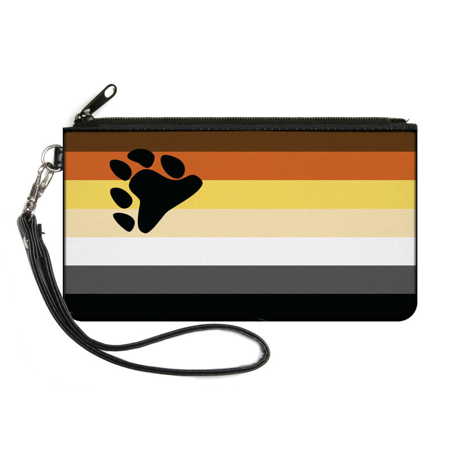 Bear Pride Flag Large Canvas Zipper Wallet