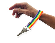 Gay Pride Lanyard Style Flag Keychain Bundle (100 Pieces)