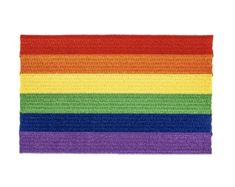 Rainbow Flag Iron on Patch