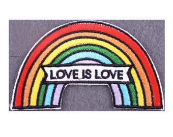 Love is Love Rainbow Iron 