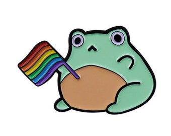 Pride frog Pin