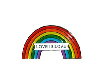 Love is Love rainbow Pin