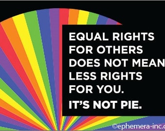 Equal rights Fridge Magnet