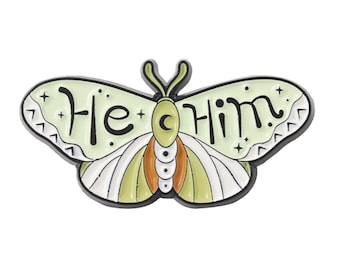 He/Him Butterfly Pronoun P