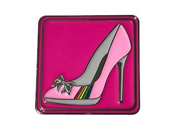 Rainbow Stiletto Pin