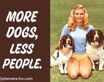 More dogs, less people Fri