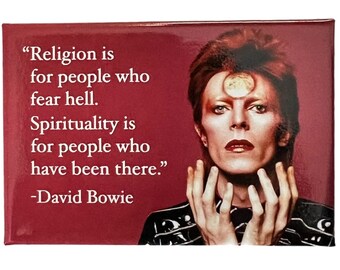 Bowie- Religion Fridge Mag