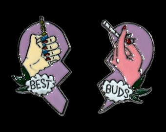 Best Friends Enamel Pin se