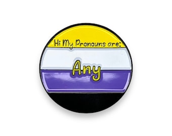 Non-Binary Enamel Pin