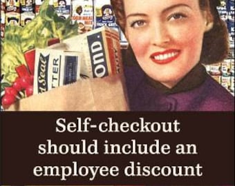 Self-checkout should inclu