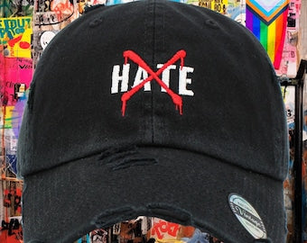 No Hate adjustable dad hat