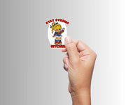 Women's Empowerment Sticker, "Stay Strong Bitches" Rainbow Sprite Sticker