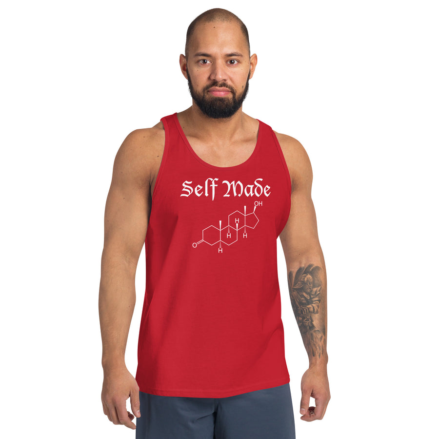 Self Made with Chemical Symbol For Testosterone Men's Tank Top