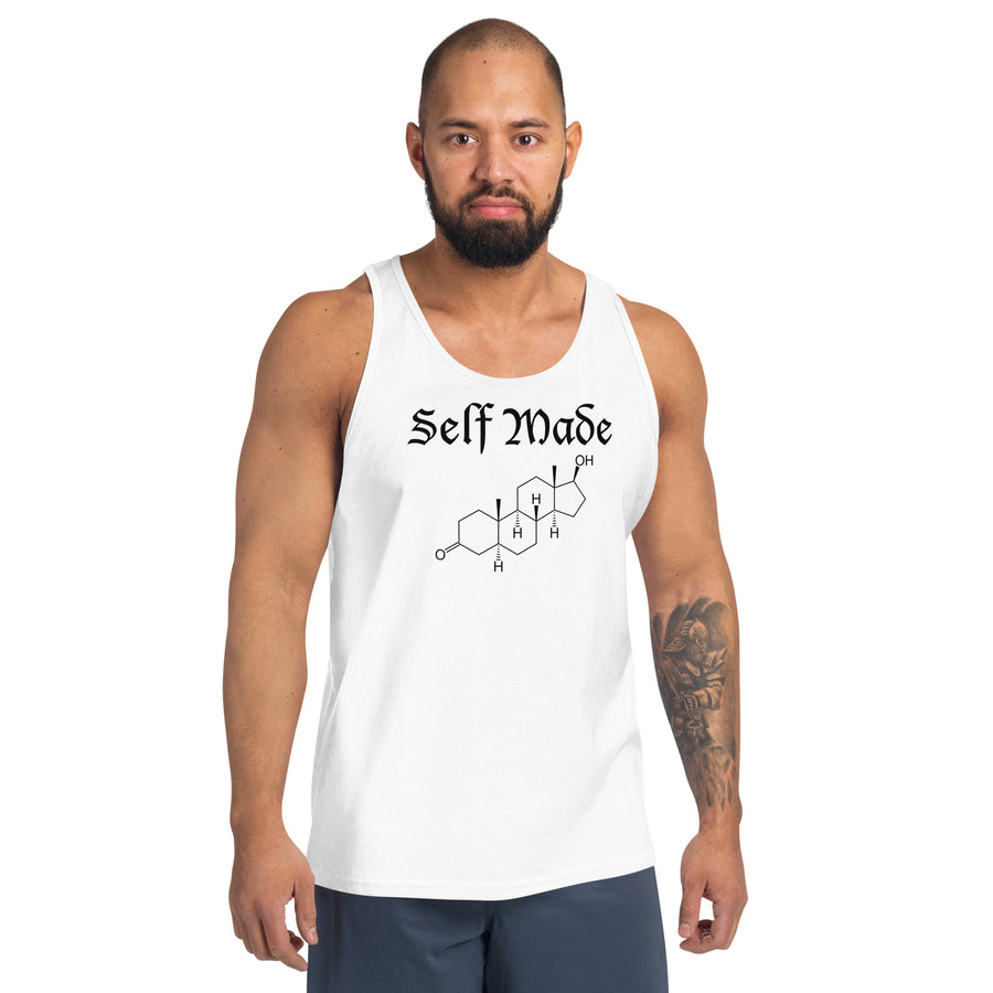 Self Made with Chemical Symbol For Testosterone Men's Tank Top