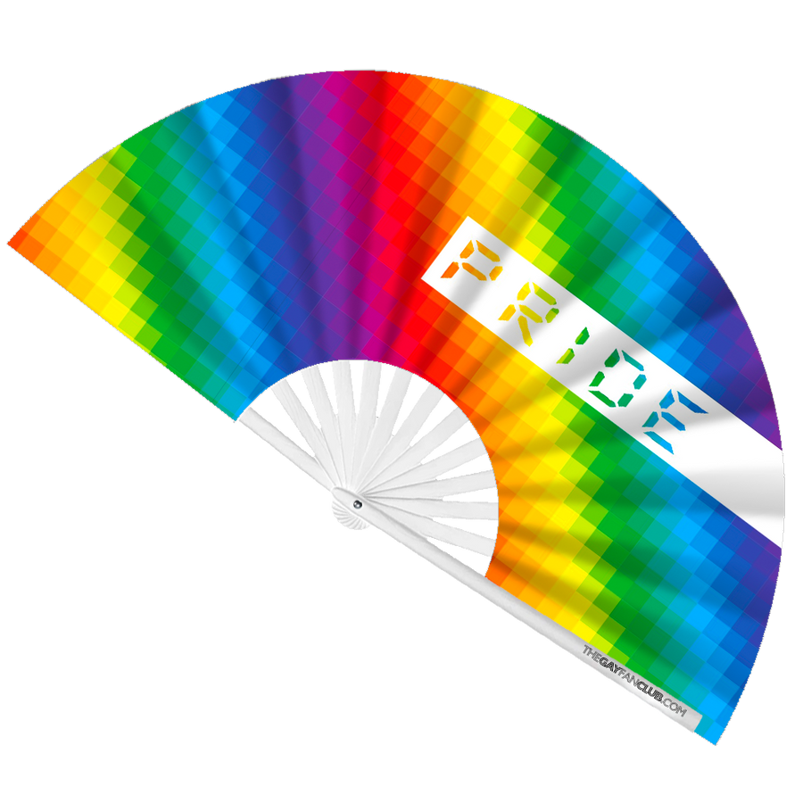 Pride Rainbow Fan