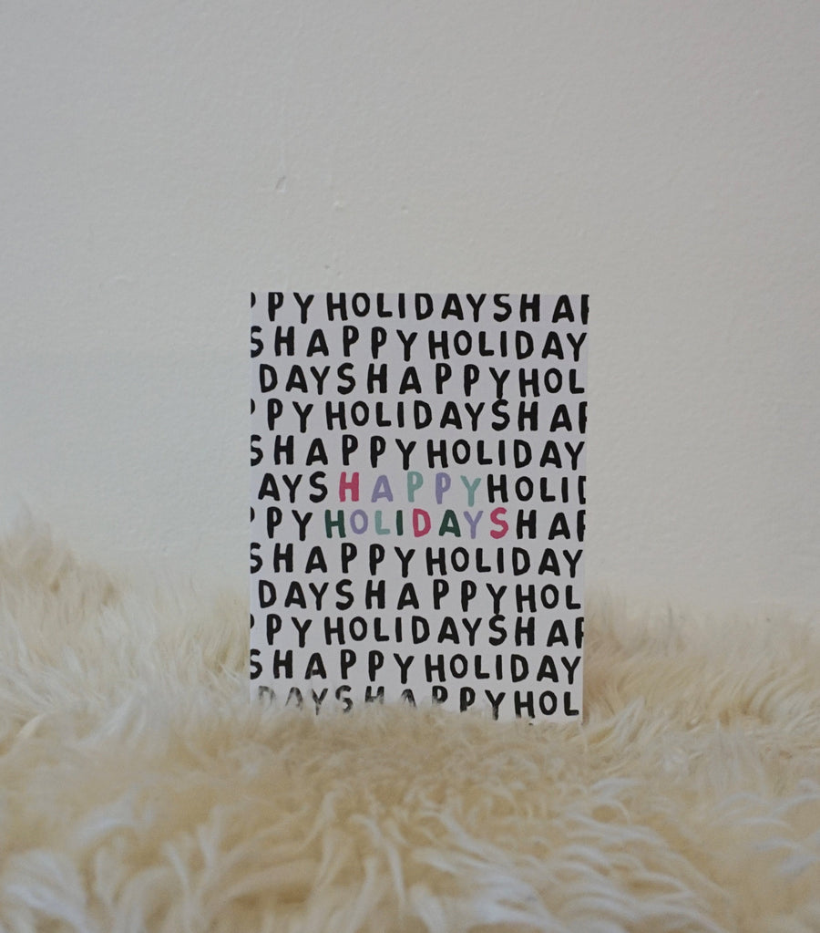 CARD - Happy Holidays