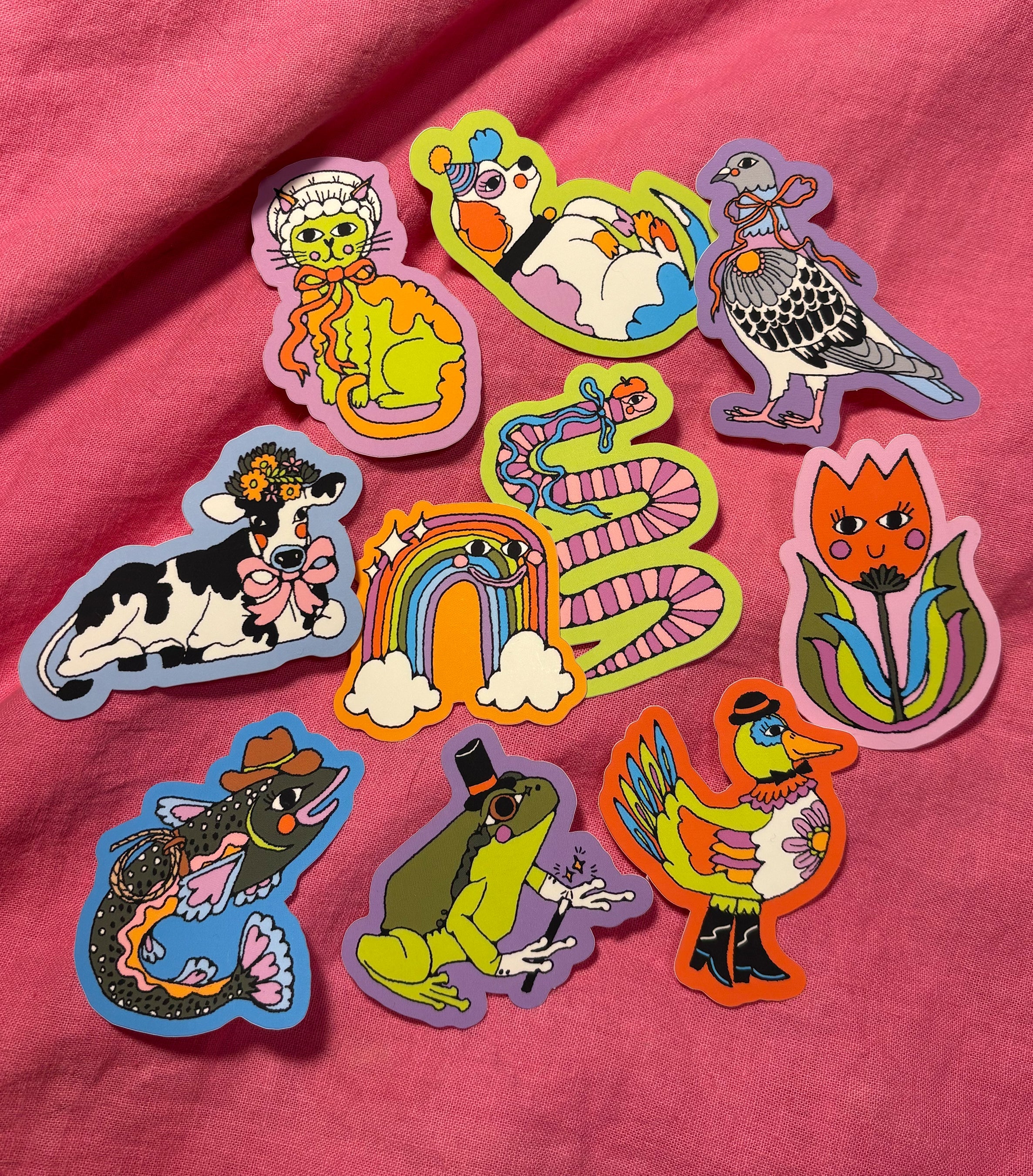 STICKER - Silly Rainbow Sticker