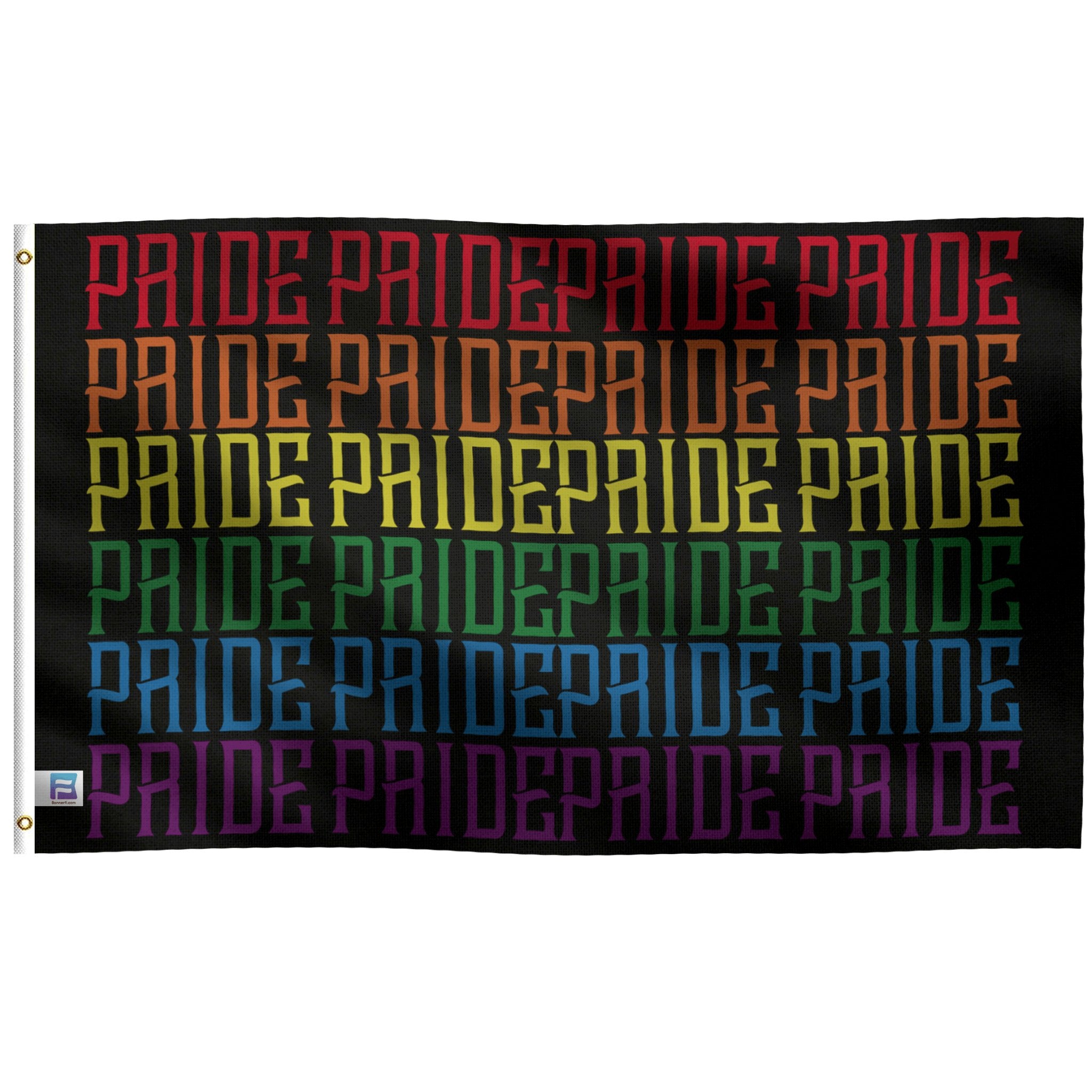 Rainbow Pride Stripes Flag