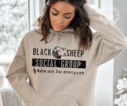 Black Sheep Social Group | Funny Anti Social Unisex Hoodie