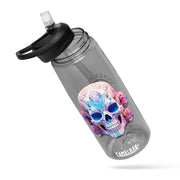 Trans Sugar Skull Sports water bottle