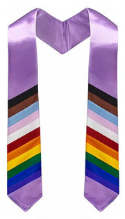 Daniel Quasar LGBTQ Lavender Graduation Stole