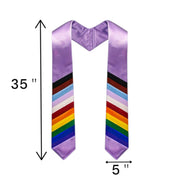 Daniel Quasar LGBTQ Lavender Graduation Stole