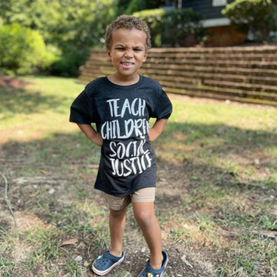 Teach Children Social Justice Kids T-Shirt
