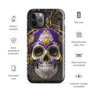 Non-Binary Sugar Skull Tough Case for iPhone®