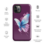 Self Made Trans Butterfly Tough Case for iPhone®