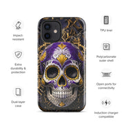 Non-Binary Sugar Skull Tough Case for iPhone®