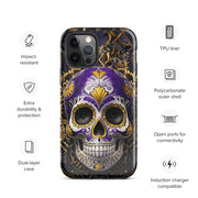 Non-Binary Sugar Skull Tough Case for iPhone®