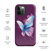 Self Made Trans Butterfly Tough Case for iPhone®