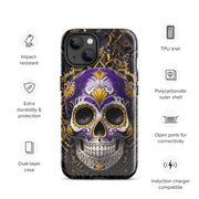 Non-Binary Sugar Skull Tough Case for iPhone®