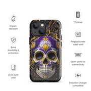 Non-Binary Sugar Skull Tough Case for iPhone®