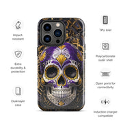 Non-Binary Sugar Skull Tough Case for iPhone®