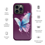 Self Made Trans Butterfly Tough Case for iPhone®