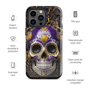 Non-Binary Sugar Skull Tough Case for iPhone®