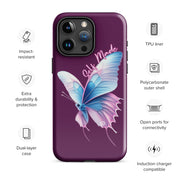 Self Made Trans Butterfly Tough Case for iPhone®