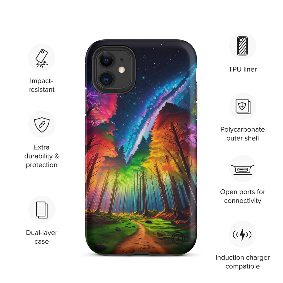 Rainbow Forest, Trans Galaxy Tough Case for iPhone®