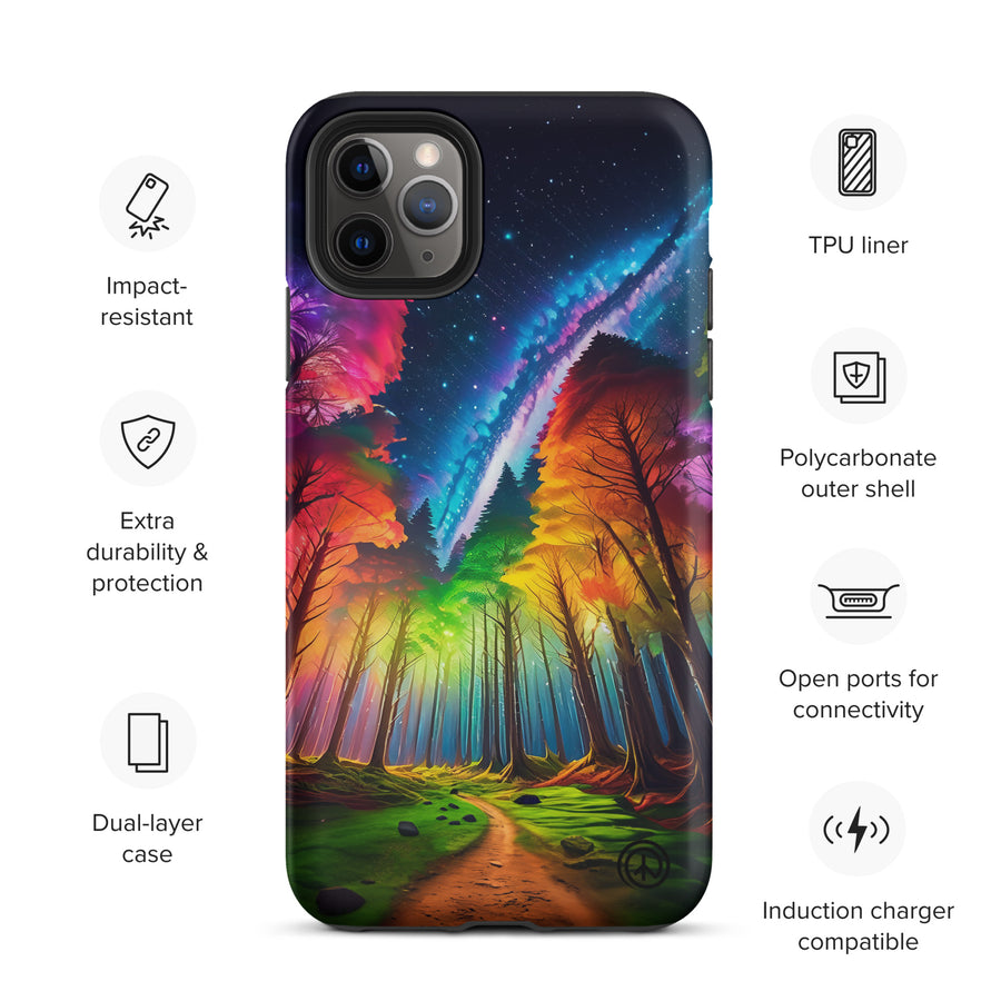 Rainbow Forest, Trans Galaxy Tough Case for iPhone®