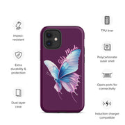 Self Made Trans Butterfly Tough Case for iPhone®