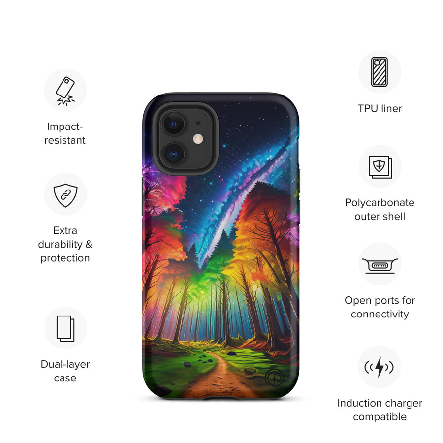 Rainbow Forest, Trans Galaxy Tough Case for iPhone®