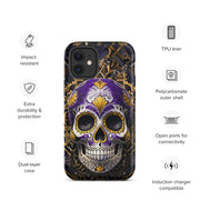 Non-Binary Sugar Skull Tough Case for iPhone®