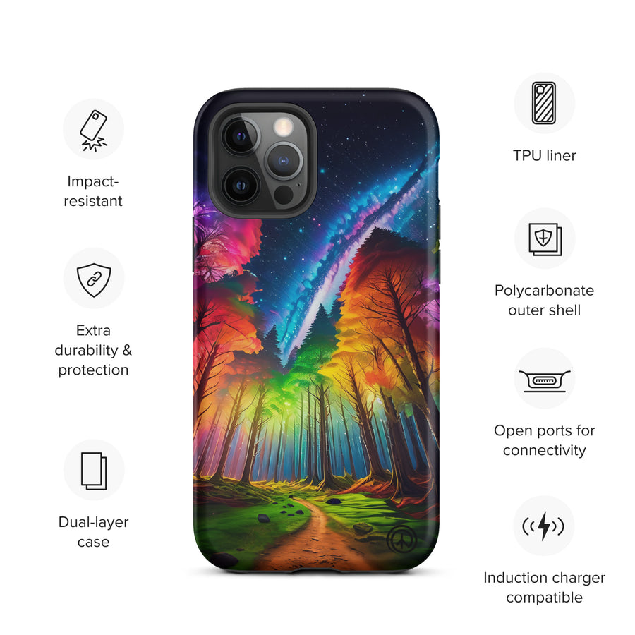 Rainbow Forest, Trans Galaxy Tough Case for iPhone®